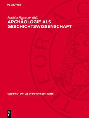 cover image of Archäologie als Geschichtswissenschaft
